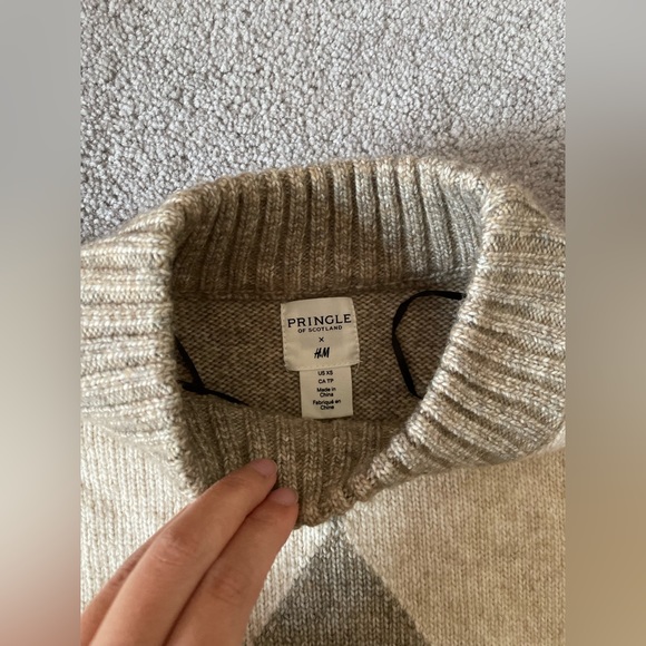 Pringle of Scotland x H&M Jaquard Knit Fall Sweater - Picture 3 of 6
